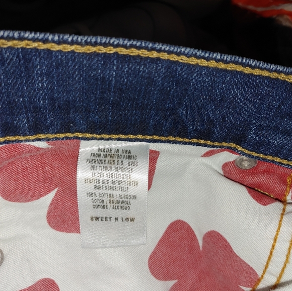 Lucky Brand Sweet & Low  Crop Jeans Sz.12, 36x26 NWT - Picture 8 of 9